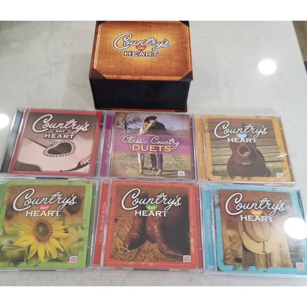 Time Life Country's Heart 12 CD Box Set Extended Edition Hits 1 Sealed 2010